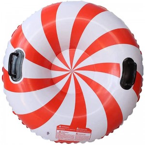 Felfújható szánkó hócső, hó szán gyermekeknek és felnőtteknek téli szórakoztató hójátékok